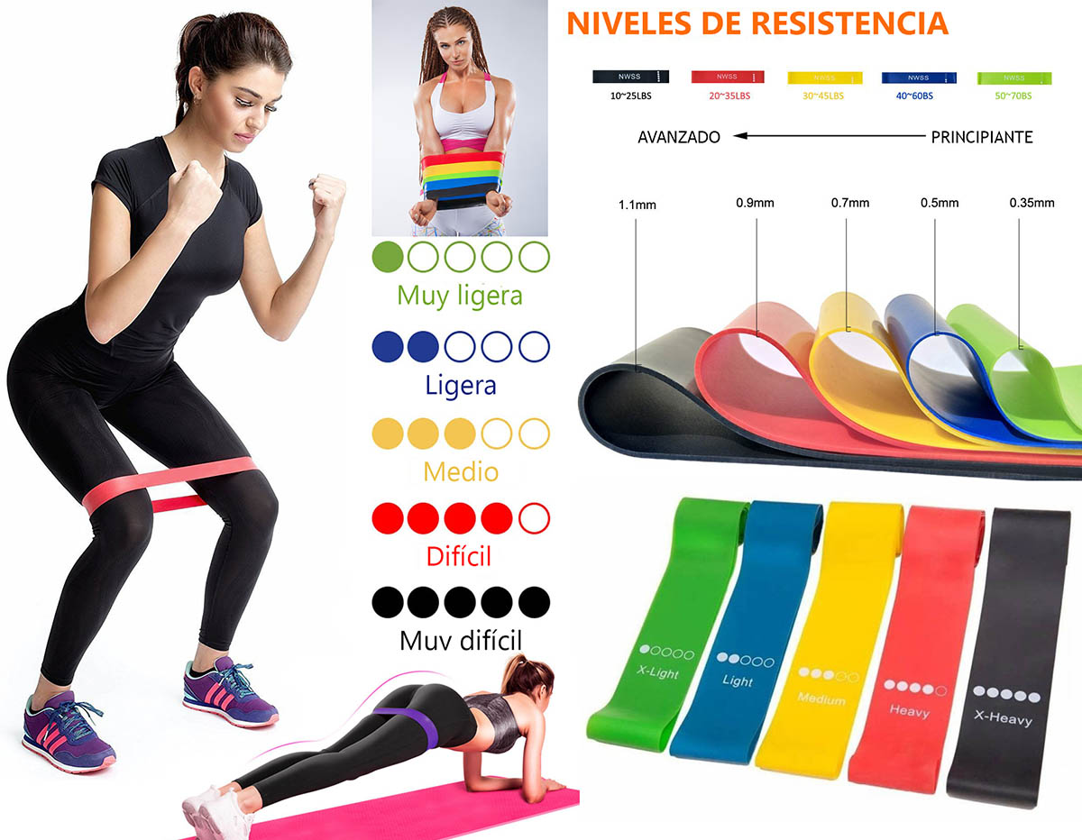 BANDAS ELÁSTICAS | Los Mejores Ejercicios para Adelgazar【2021】